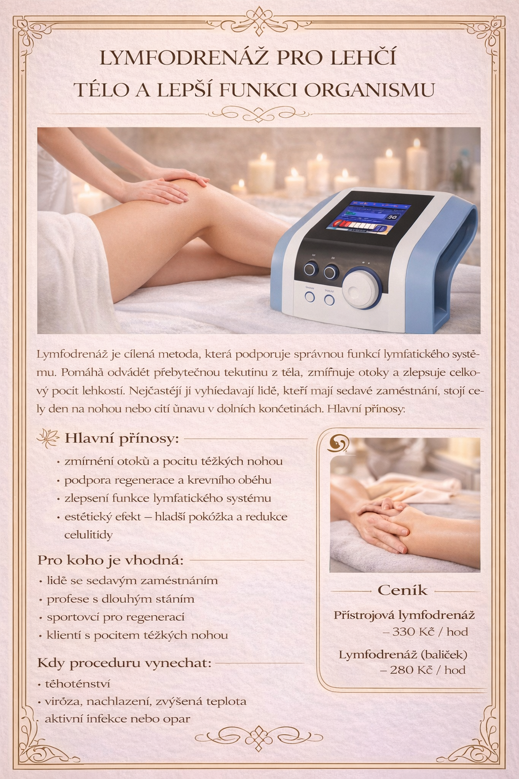 Lymfodrenáž – katalog