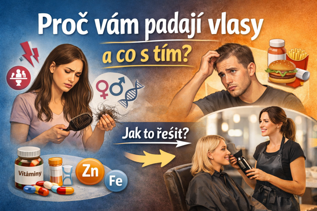 Proč vám padají vlasy a co s tím