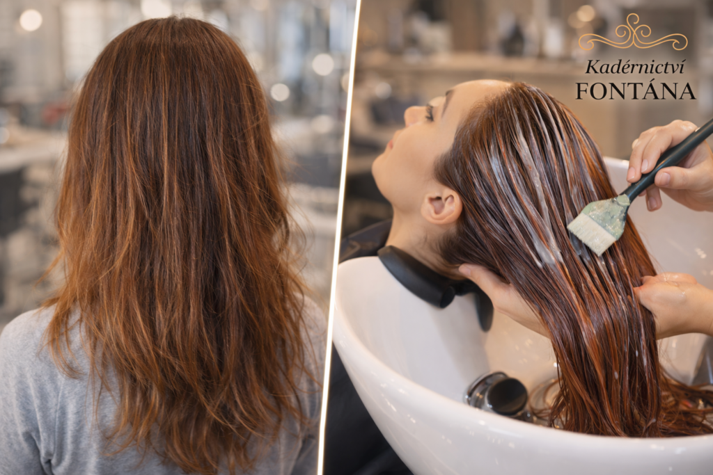Regenerace vlasů poškozených barvením