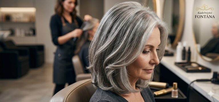 Přechod na šedivé vlasy