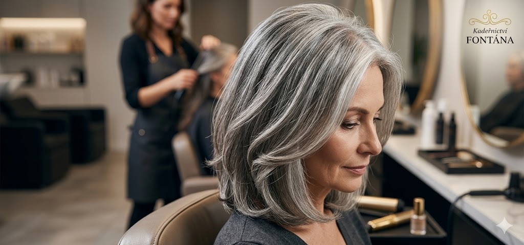 Přechod na šedivé vlasy